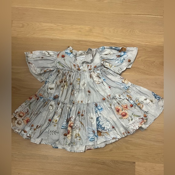 Christina Rohde Blue Floral Dress - Picture 1 of 1